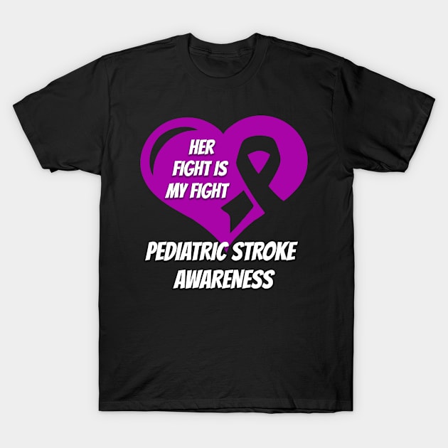 Pediatric Stroke T-Shirt by mikevdv2001